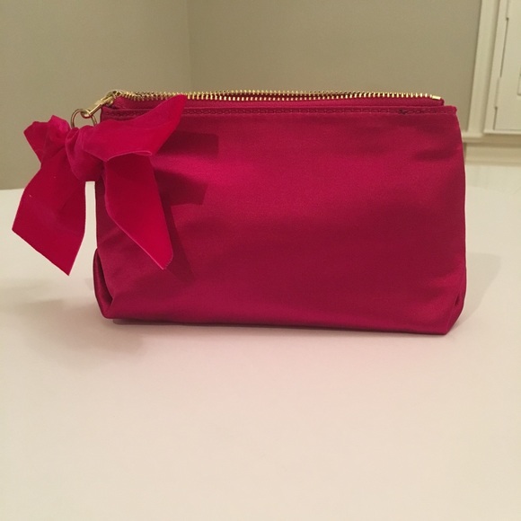 NWT Ann Taylor Velvet Bow Mini Clutch - Picture 1 of 3